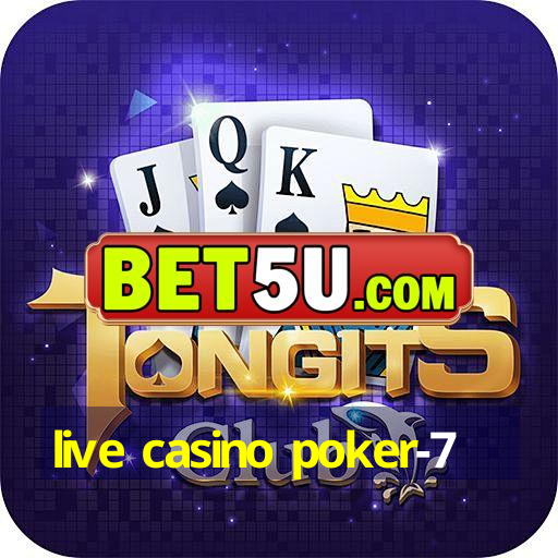 live casino poker